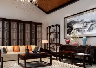 长阳中式书房设计让四合院的生活更加美好